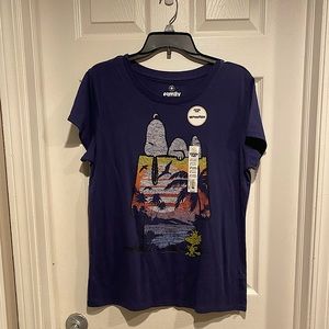 Navy blue Snoopy and Woodstock tshirt- Kohl’s